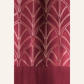 ZASŁONA WELUROWA BLISS - BORDOWA 140x280 ZŁOTA PRZELOTKA