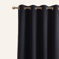 ZASŁONA ZACIEMNIAJĄCA LAUREL - CZARNA 140x250 PRZELOTKA