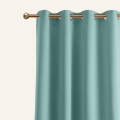 ZASŁONA ZACIEMNIAJĄCA LAUREL - MIĘTOWA 140x260 PRZELOTKA