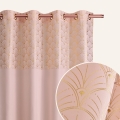  Elegancka zasłona różowa 140x280 do salonu 
