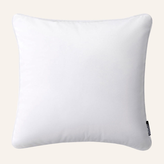 POSZEWKA DEKORACYJNA AURA - BIAŁA 45x45   