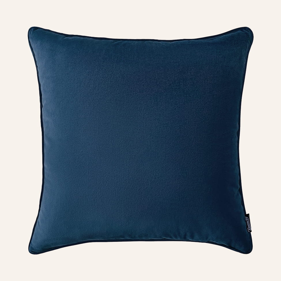 POSZEWKA DEKORACYJNA LUSH - GRANATOWA 45x45