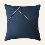 POSZEWKA DEKORACYJNA BE GLAM SIMPLE - GRANATOWA 45x45