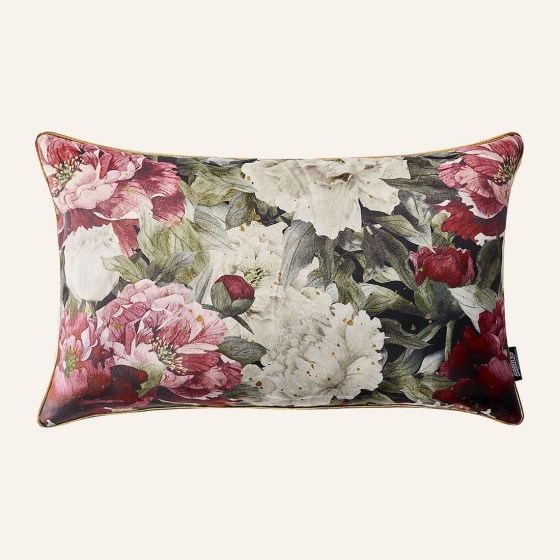 POSZEWKA DEKORACYJNA BLOSSOM SHINE - BORDOWA 30x50