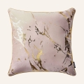  Poszewka dekoracyjna na poduszkę 45x45 pudrowy róż z dodatkiem złota 