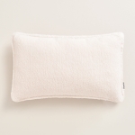 POSZEWKA DEKORACYJNA BOUCLE - KREMOWA 30x50