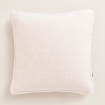 POSZEWKA DEKORACYJNA BOUCLE - KREMOWA 45x45 