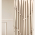 ZASŁONA CHLOE - KREMOWA 140x280 Taśma