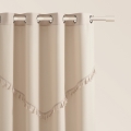  Elegancka zasłona kremowa z frędzlami 140x250 na kółkach 