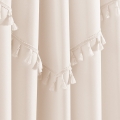 ZASŁONA CHLOE - KREMOWA JASNA 140x260 Taśma 