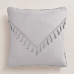 POSZEWKA DEKORACYJNA CHLOE - SZARA JASNA 45x45