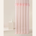 FIRANA Z FALBANAMI FRILLA - Pudrowy Róż 140x260 Przelotka