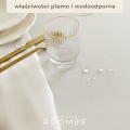 OBRUS PLAMOODPORNY AURA - BEŻOWY 110x160