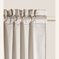 ZASŁONA WELUROWA BIANCA - BEŻOWA JASNA 140x260 TAŚMA