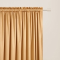 ZASŁONA WELUROWA BIANCA - MUSZTARDOWA 180x280 TAŚMA