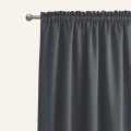 ZASŁONA ZACIEMNIAJĄCA LAUREL - SZARA CIEMNA 180x260 TAŚMA