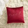 Bordowa poduszka Noel 45x45 cm świąteczna 