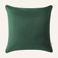  Welurowa poduszka dekoracyjna 40x40 w kolorze butelkowej zieleni 
