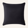  Welurowa poduszka dekoracyjna 45x45 w kolorze czarnym 