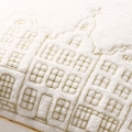 POSZEWKA ŚWIĄTECZNA SNOWY - BIAŁA 30x50