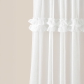  Modna, biała firana Frilla z falbaną 300x250 do sypialni - room99 