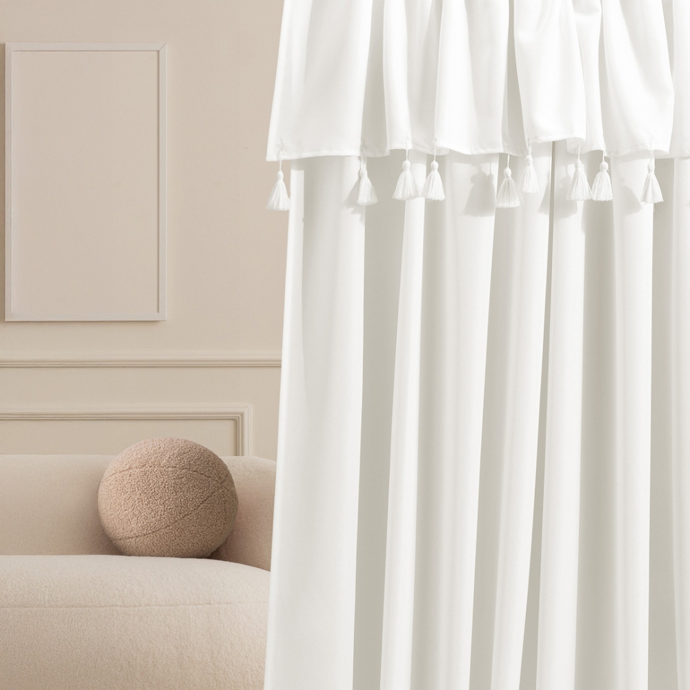 ZASŁONA ASTORIA - ZŁAMANA BIEL 140x280 PRZELOTKA