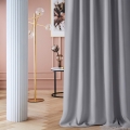  Szare zasłony zaciemniające na przelotkach 180x250 - room99 