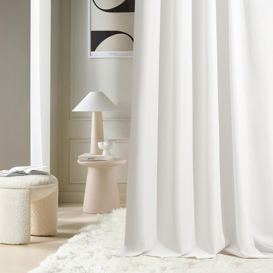 ZASŁONA AURA - ZŁAMANA BIEL 180x260 TAŚMA