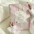 NARZUTA NA ŁÓŻKO LEILA - Pudrowy Róż 200x220