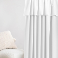  Zasłona Mia 140x280 na kółkach w kolorze białym 