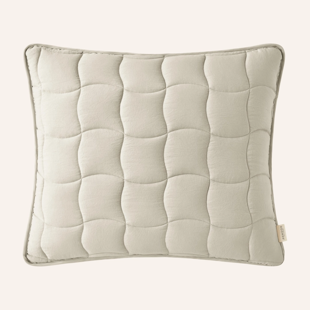 PODUSZKA DEKORACYJNA MARSHMALLOW - BEŻOWA 50x60