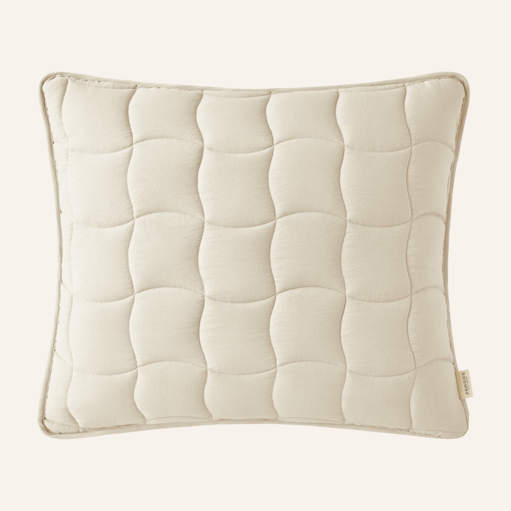 POSZEWKA DEKORACYJNA MARSHMALLOW - KREMOWA 50x60