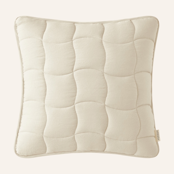 POSZEWKA DEKORACYJNA MARSHMALLOW - KREMOWA 45x45
