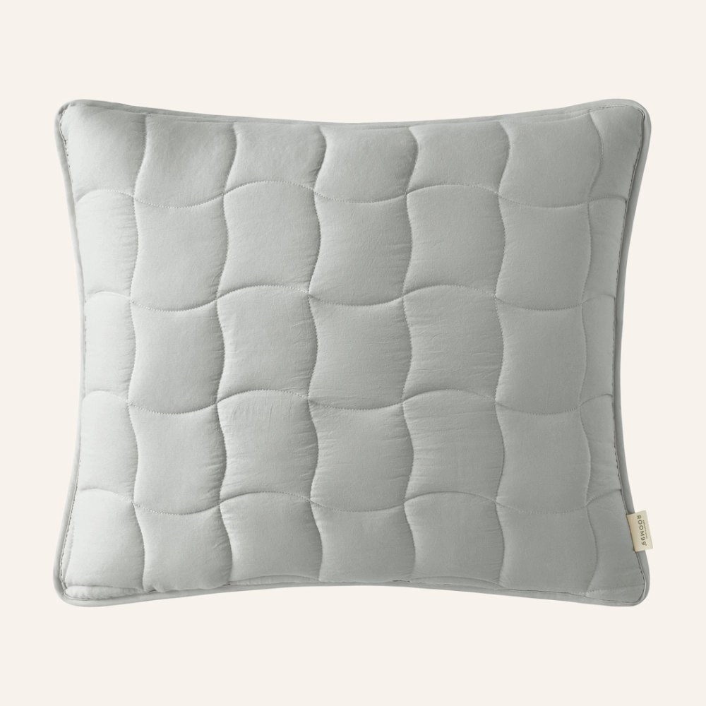 PODUSZKA DEKORACYJNA MARSHMALLOW - SZARA JASNA 50x60