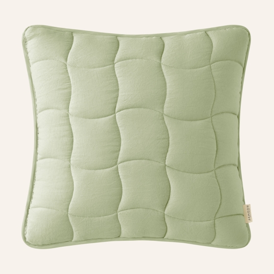 PODUSZKA DEKORACYJNA MARSHMALLOW - ZIELEŃ MATCHA 45x45