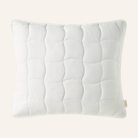 POSZEWKA DEKORACYJNA MARSHMALLOW - ZŁAMANA BIEL 50x60