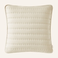  Kremowa poszewka na poduszkę 45x45 pikowana do sypialni 