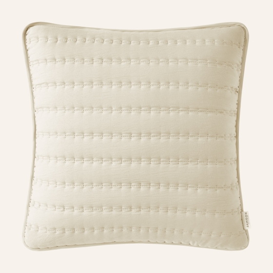 POSZEWKA DEKORACYJNA MÙSE - KREMOWA 45x45