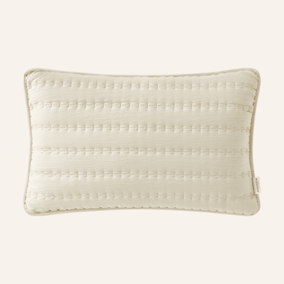 POSZEWKA DEKORACYJNA MÙSE - KREMOWA 30x50