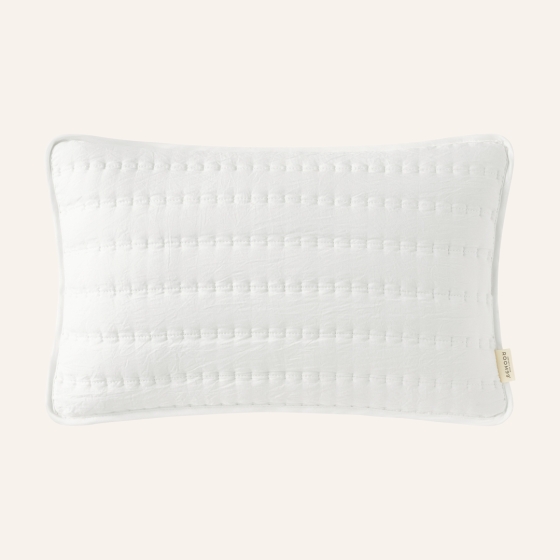 POSZEWKA DEKORACYJNA MÙSE - ZŁAMANA BIEL 30x50