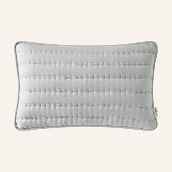 POSZEWKA DEKORACYJNA MÙSE - SZARA JASNA 30x50