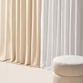 ZASŁONA WELUROWA BIANCA - KREM IVORY 140x250 TAŚMA