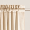 ZASŁONA WELUROWA BIANCA - KREM IVORY 140x260 TAŚMA