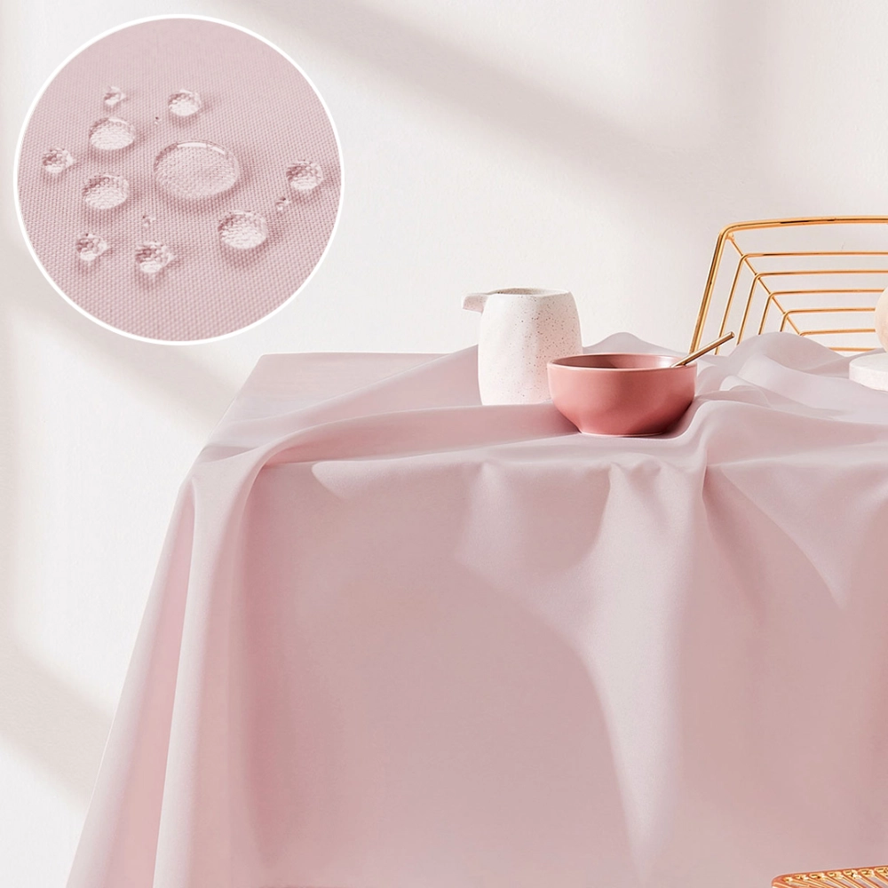 OBRUS PLAMOODPORNY AURA - PUDROWY RÓŻ 140x260