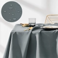  Jednokolorowy obrus tani Aura 130x180 do jadalni 