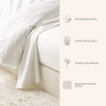 PRZEŚCIERADŁO Z GUMKĄ NUSA - BIAŁE 180x200 BAWEŁNIANE