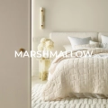NARZUTA NA ŁÓŻKO MARSHMALLOW - KREMOWA 240x260
