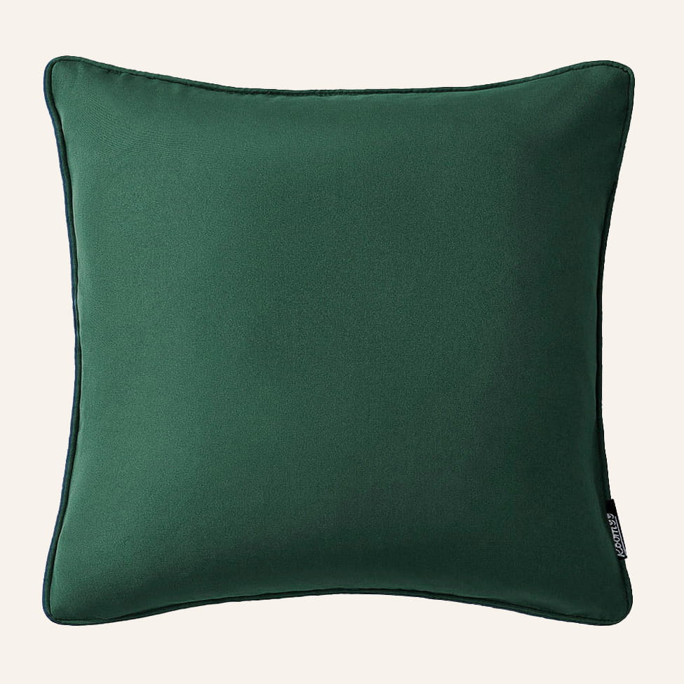 POSZEWKA DEKORACYJNA AURA - BUTELKOWA ZIELEŃ 40x40