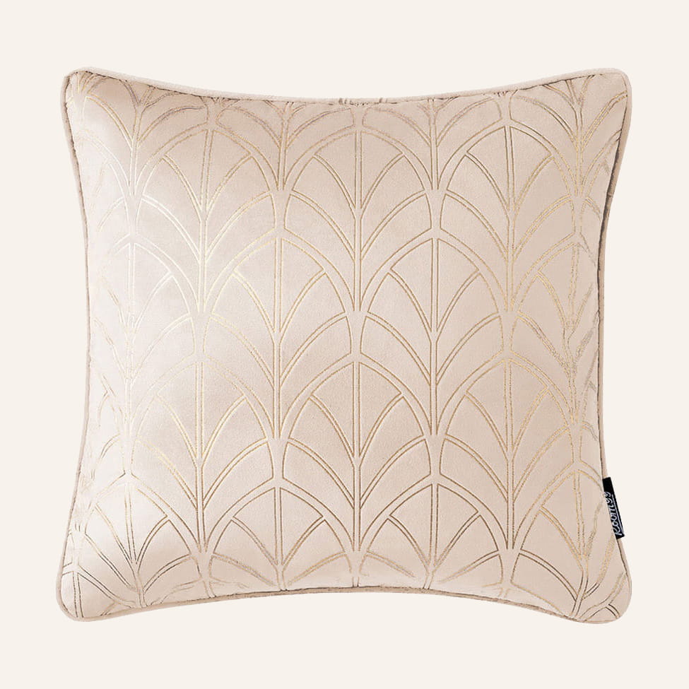 POSZEWKA DEKORACYJNA BLISS - KREMOWA 45x45 