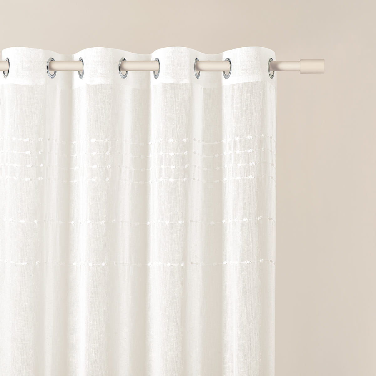 FIRANA MARISA - KREMOWA 140x260 Przelotka